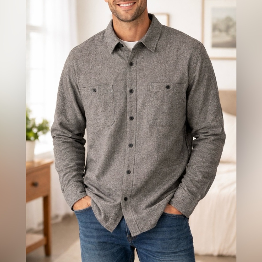 Flannel | SONOMA | XL | GRAY | NWT | 000154